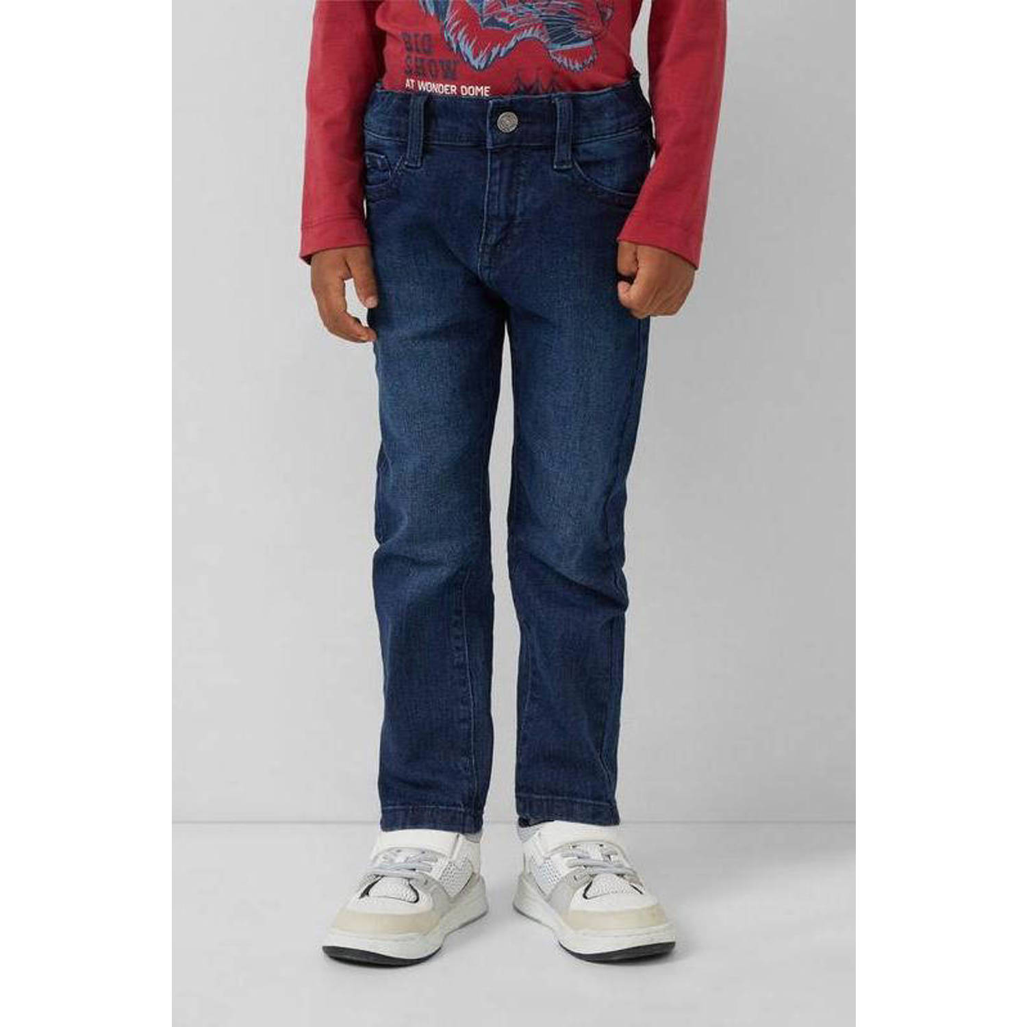 S.Oliver waist regular fit jeans dark blue denim