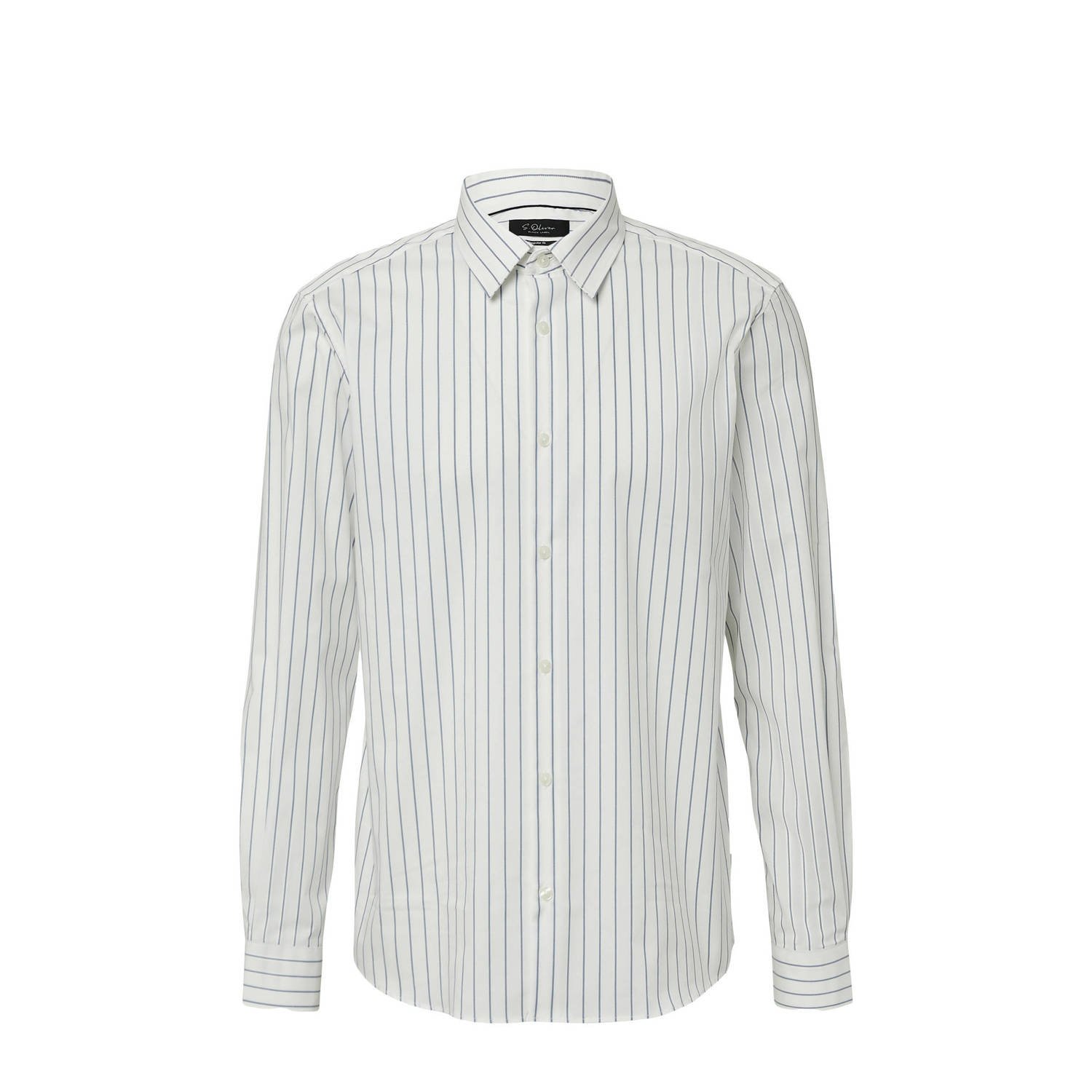 S.Oliver BLACK LABEL casual overhemd wit