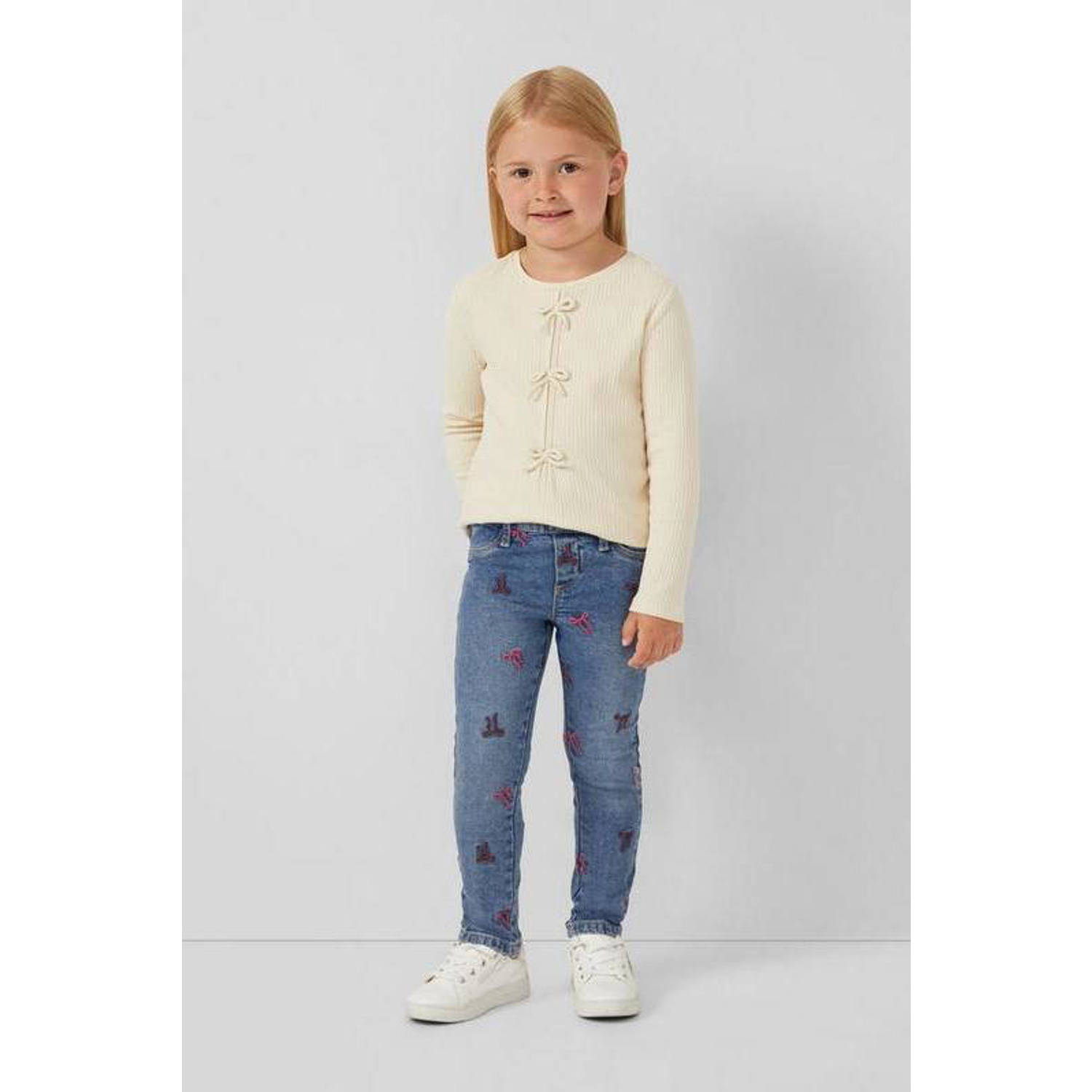 s.Oliver regular waist regular fit jeans dark blue denim