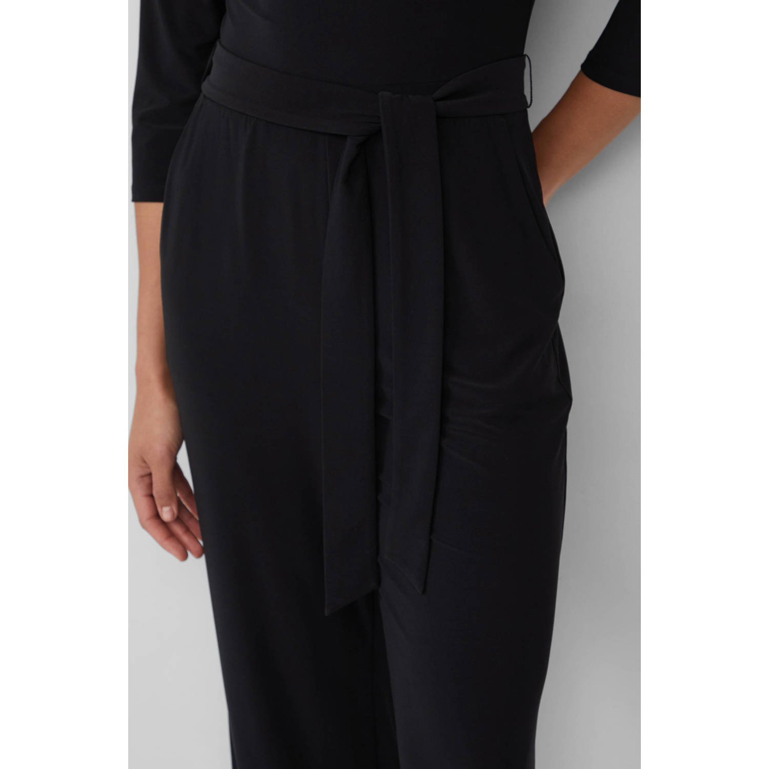 s.Oliver BLACK LABEL zwart jumpsuit