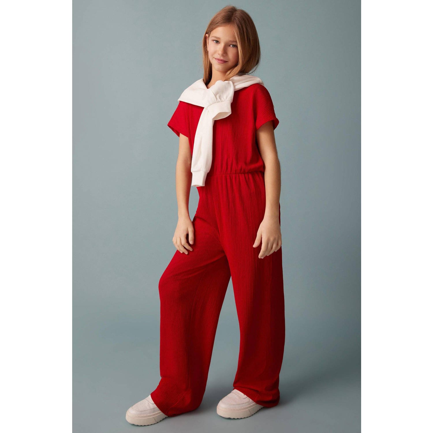 S.Oliver rood jumpsuit
