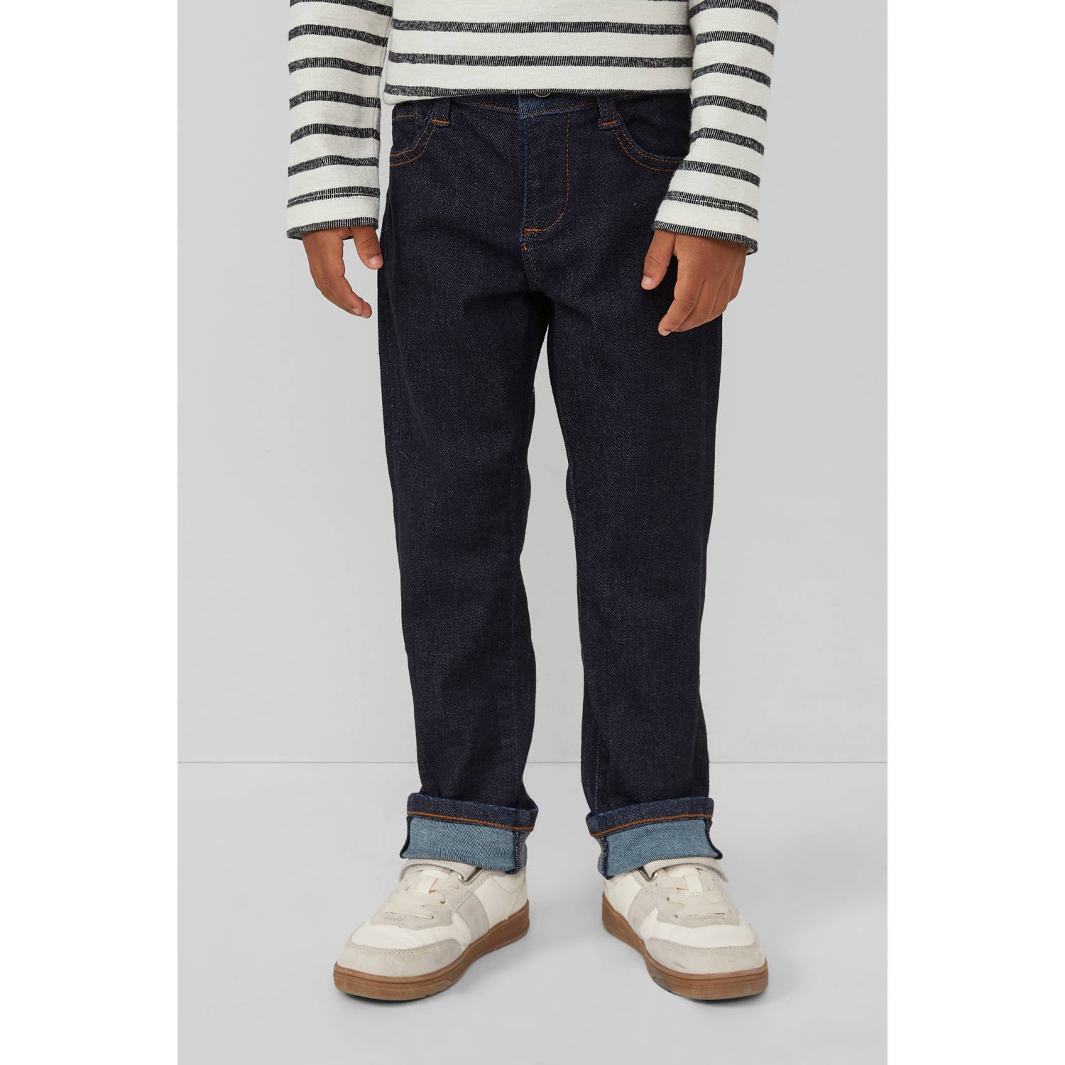 S.Oliver RED LABEL Straight leg jeans van katoenmix