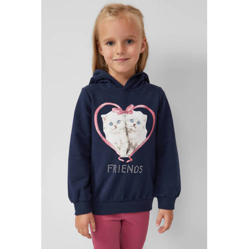 s.Oliver hoodie donkerblauw afbeelding