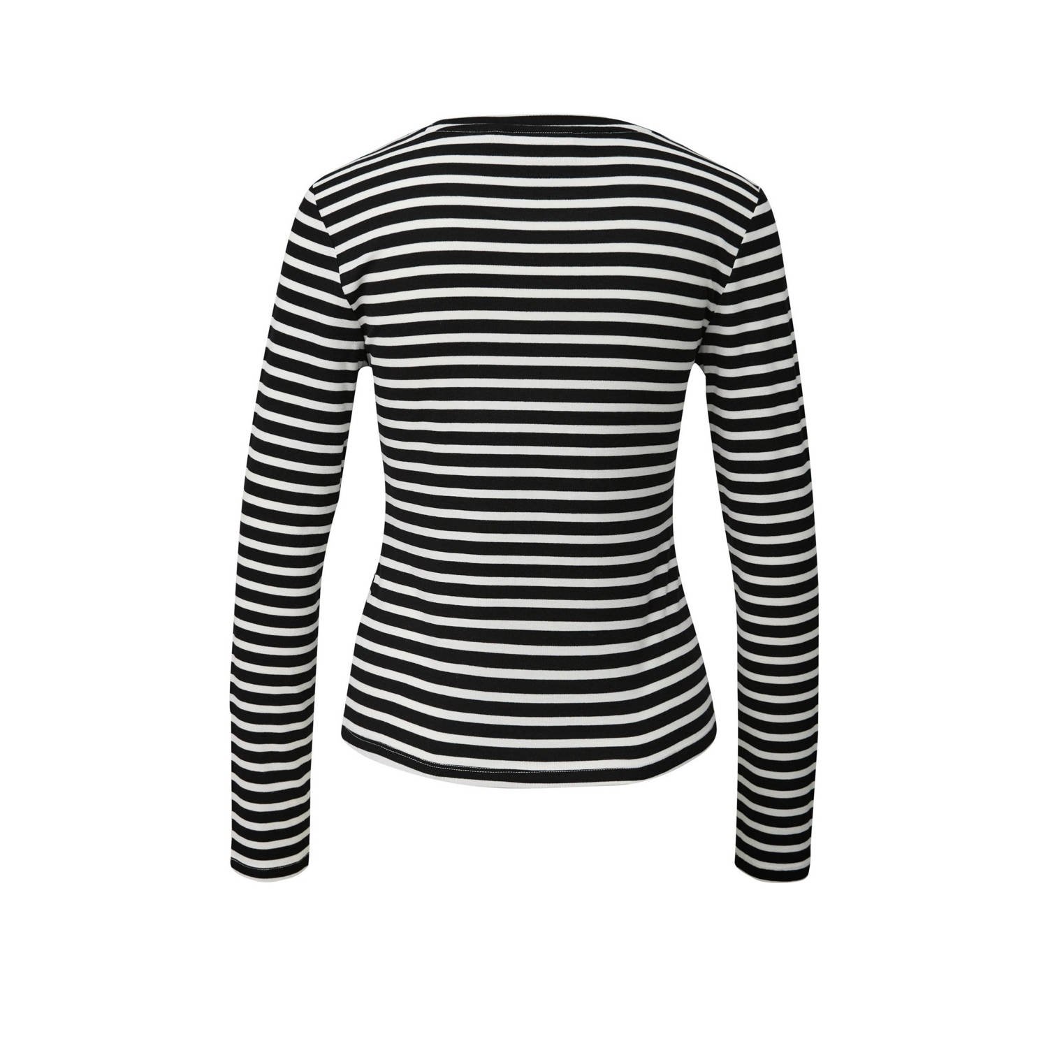 comma casual identity top zwart