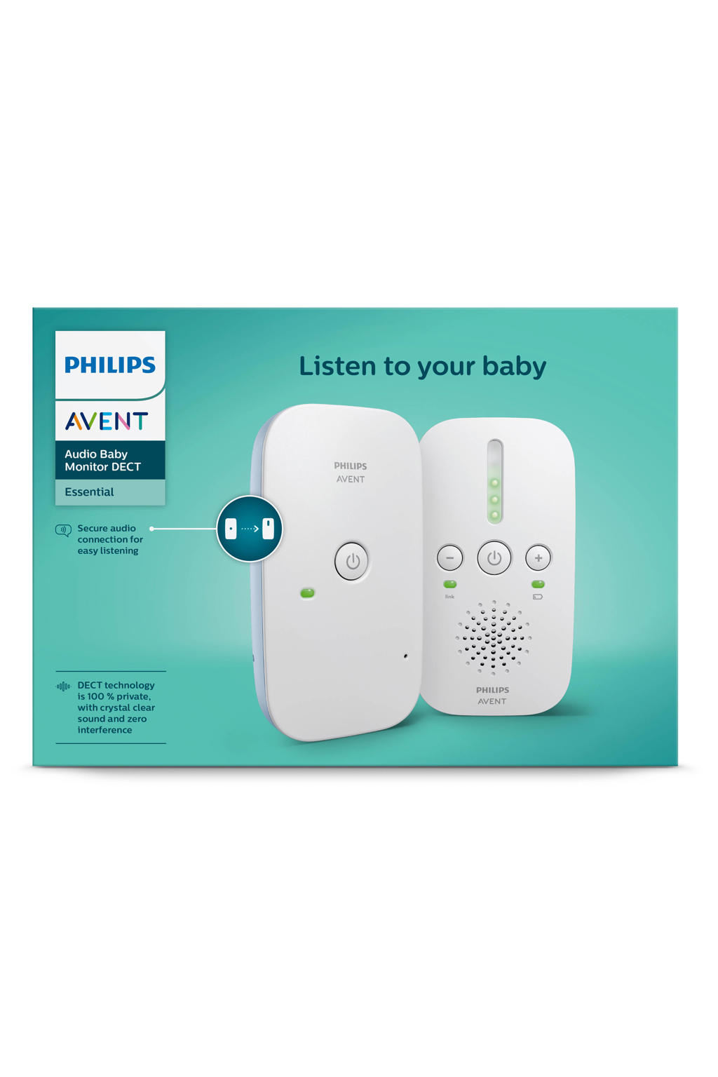 Philips AVENT Essential Babyfoon met DECT-verbinding - SCD503/26