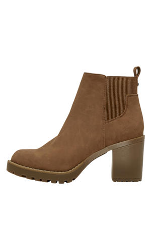 Onlbarbara Heeled Bootie Noos chelsea boots cognac