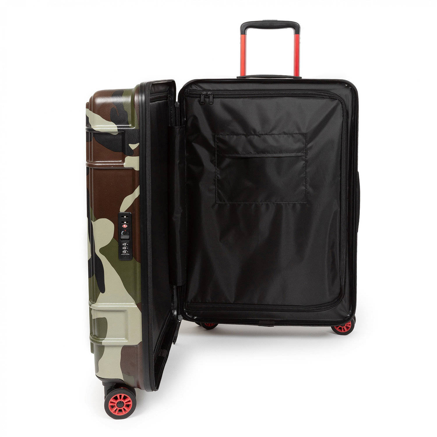Eastpak trolley Resist'R Zip 68 cm. met camouflageprint kaki