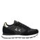 SUN68 Ally Gold Silver sneakers zwart