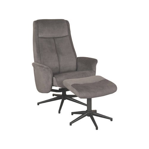 LABEL51 relaxfauteuil + hocker Bergen afbeelding