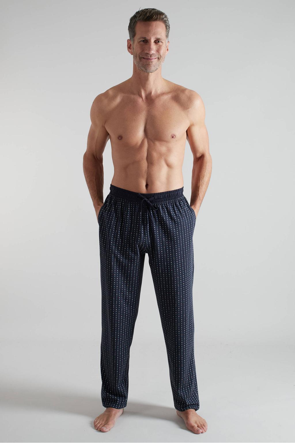 Götzburg pyjamabroek donkerblauw