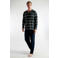 CECEBA pyjama set Nevada donkerblauw/groen