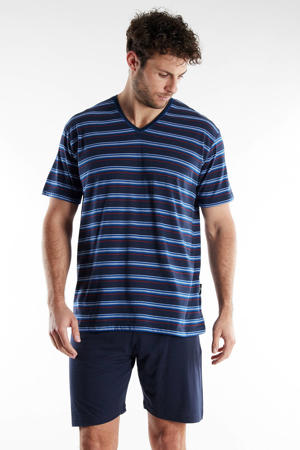 shortama donkerblauw