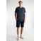 CECEBA shortama met bamboe donkerblauw