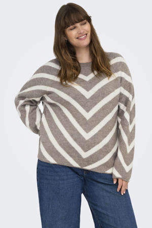 gebreide trui beige