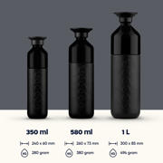 thumbnail: Dopper Thermosfles Insulated Drinkfles - Blazing Black - 580 ml