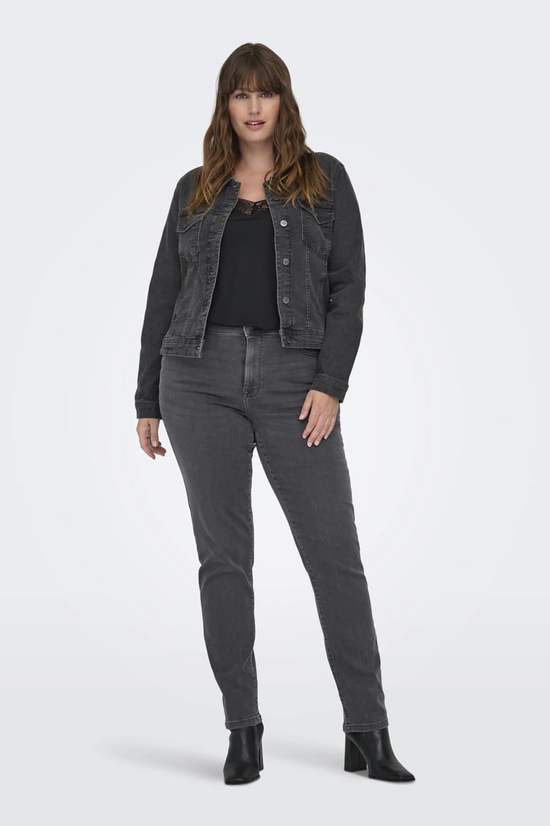 ONLY CARMAKOMA slim fit jeans grey denim