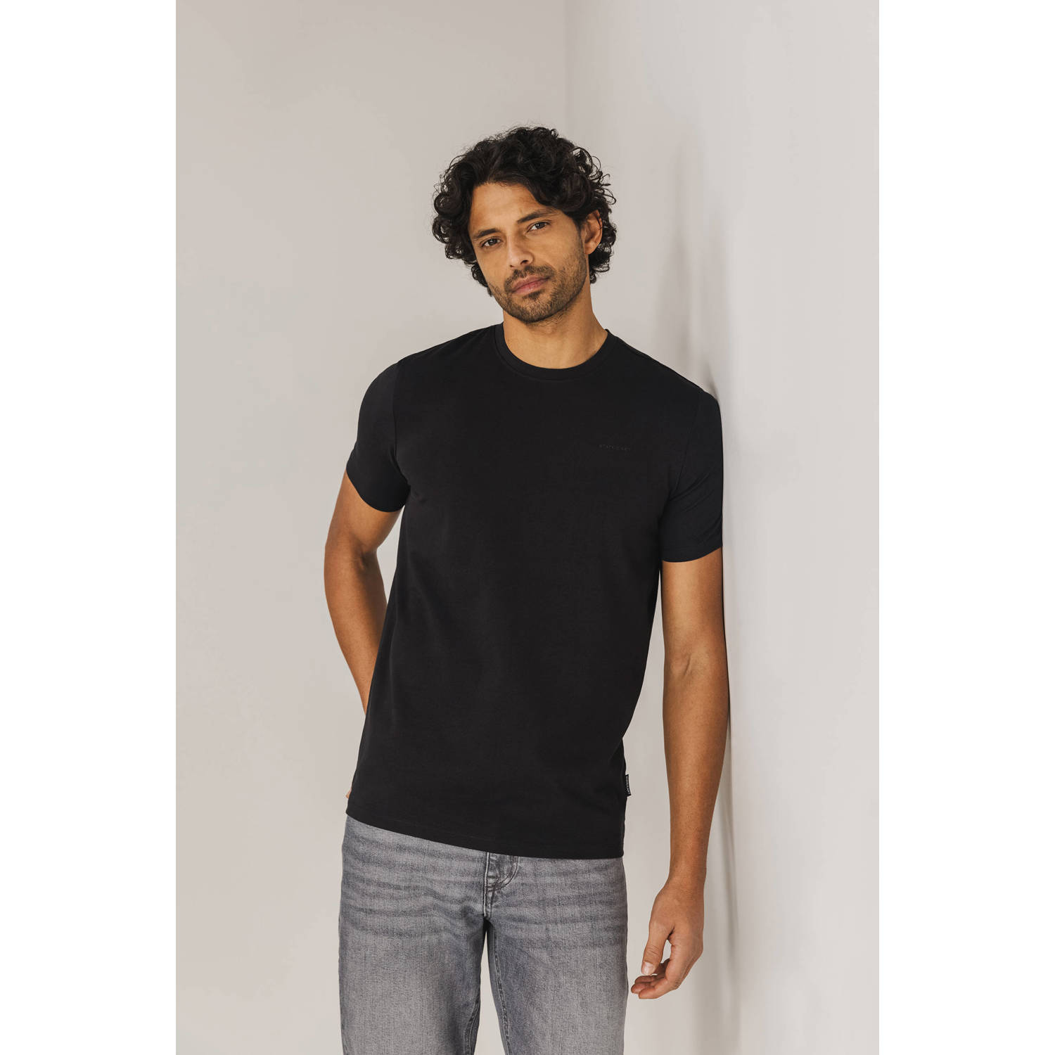 State of Art regular T-shirt zwart