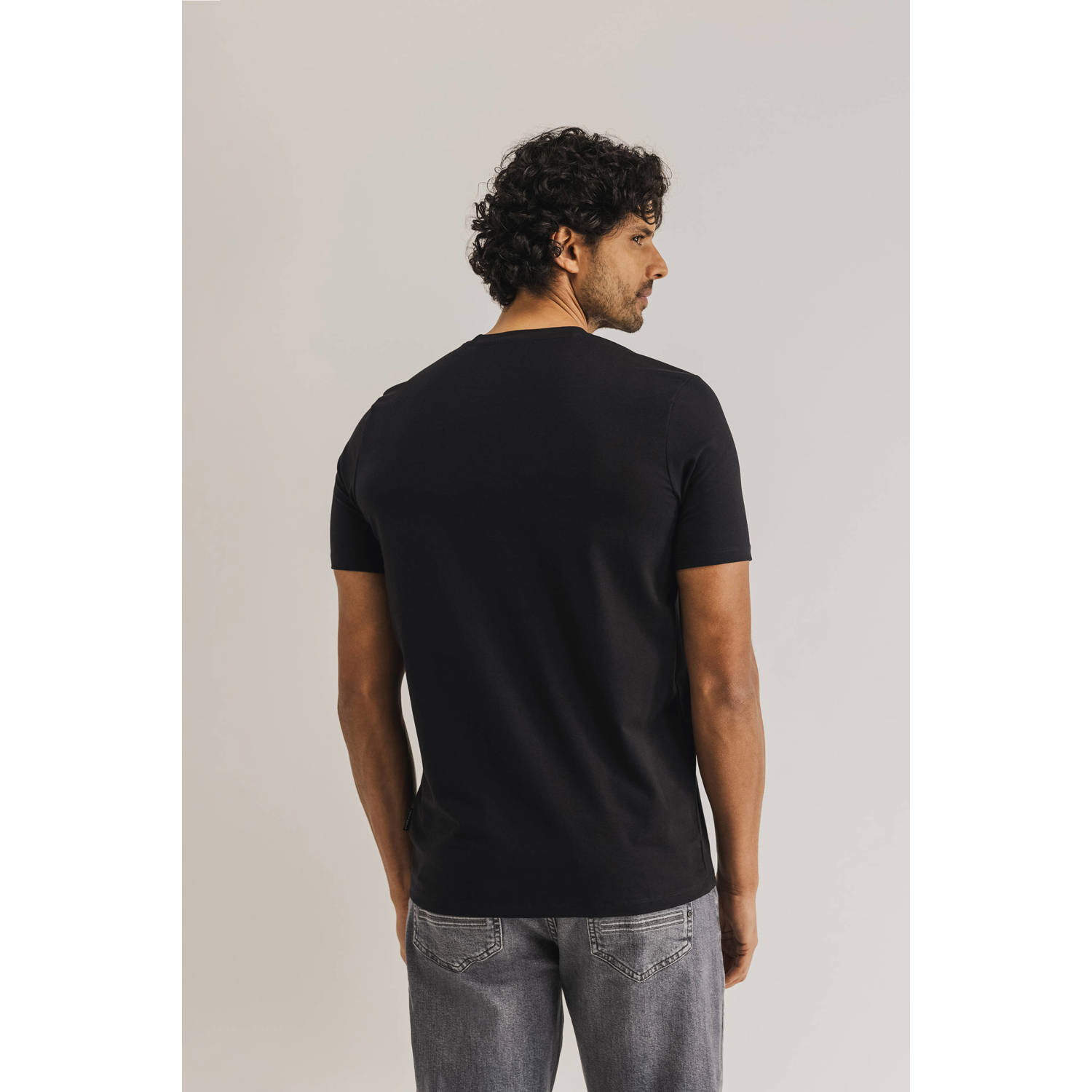 State of Art regular T-shirt zwart