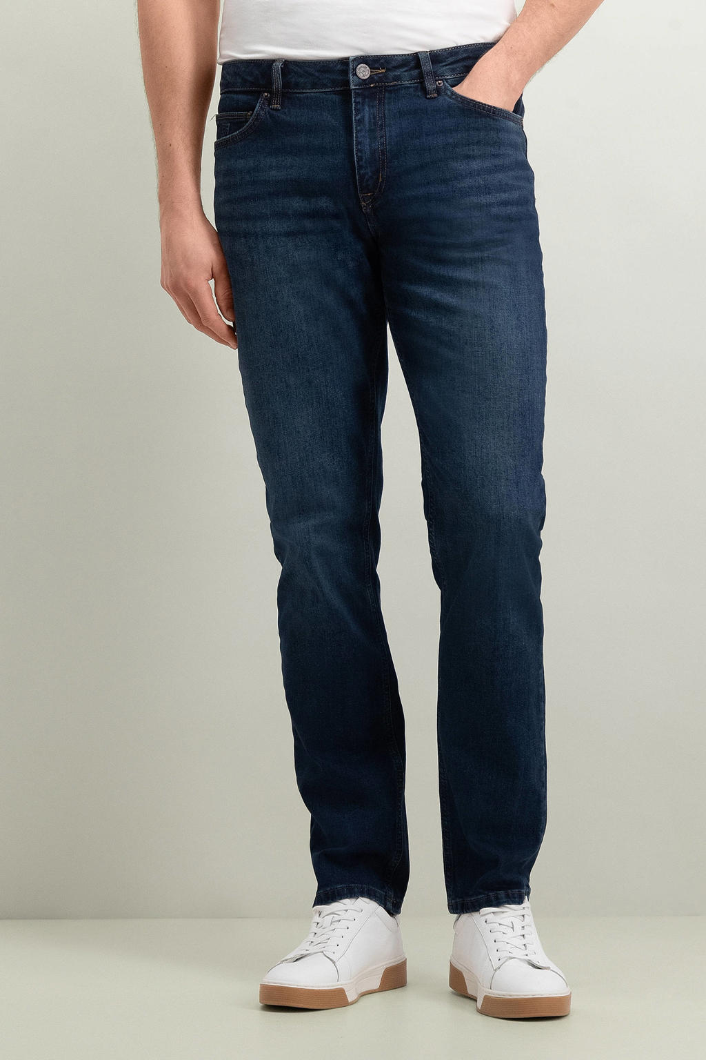 State of Art RACER regular fit jeans navy plain donkerblauw
