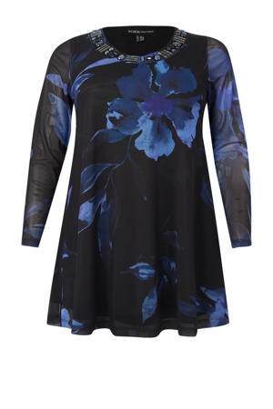 tuniek blauw strass