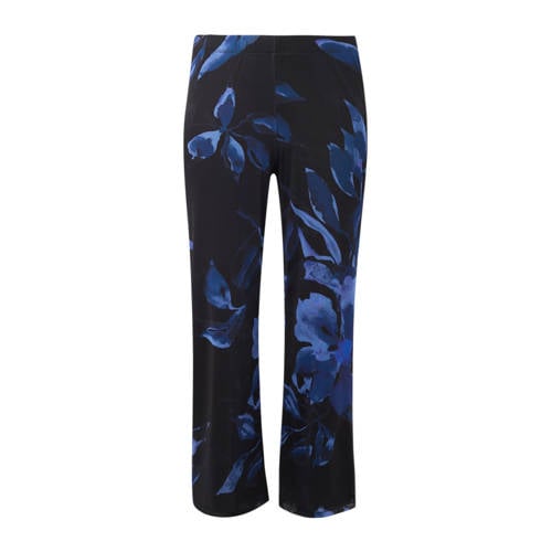 YOEK regular high waist casual broek blauw afbeelding