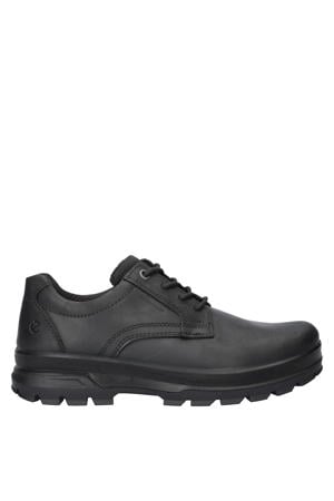 Rugged Track leren wandelschoenen zwart