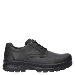 Rugged Track leren wandelschoenen zwart