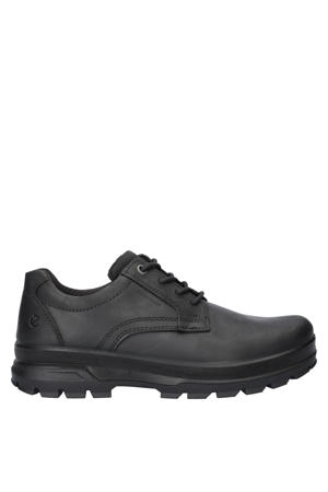 Rugged Track leren wandelschoenen zwart