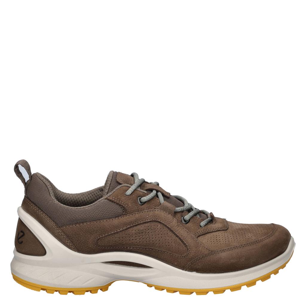 Taupe heren Ecco Biom Energi nubuck sneakers met veters