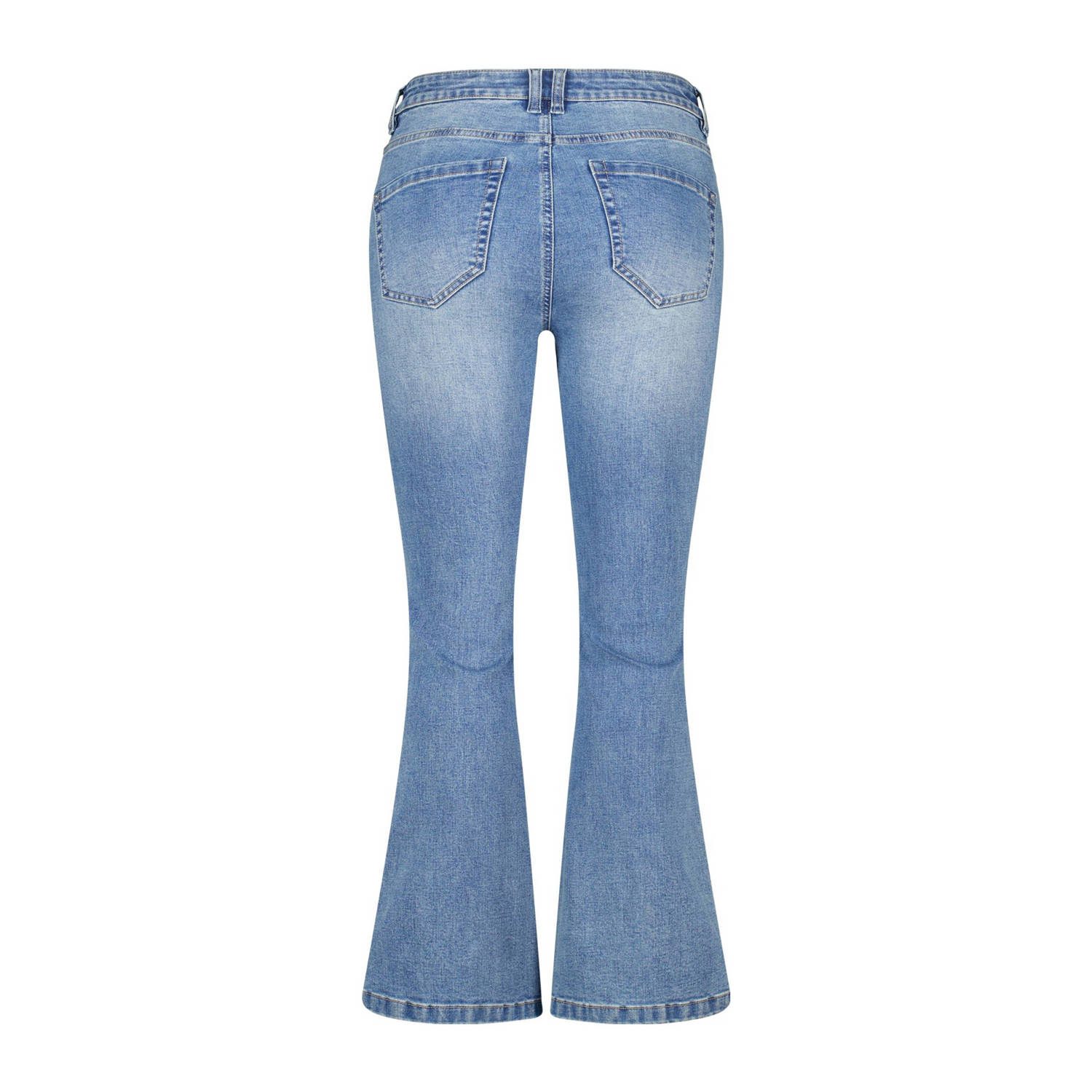 MS Mode flared jeans light blue denim