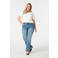 MS Mode flared jeans light blue denim