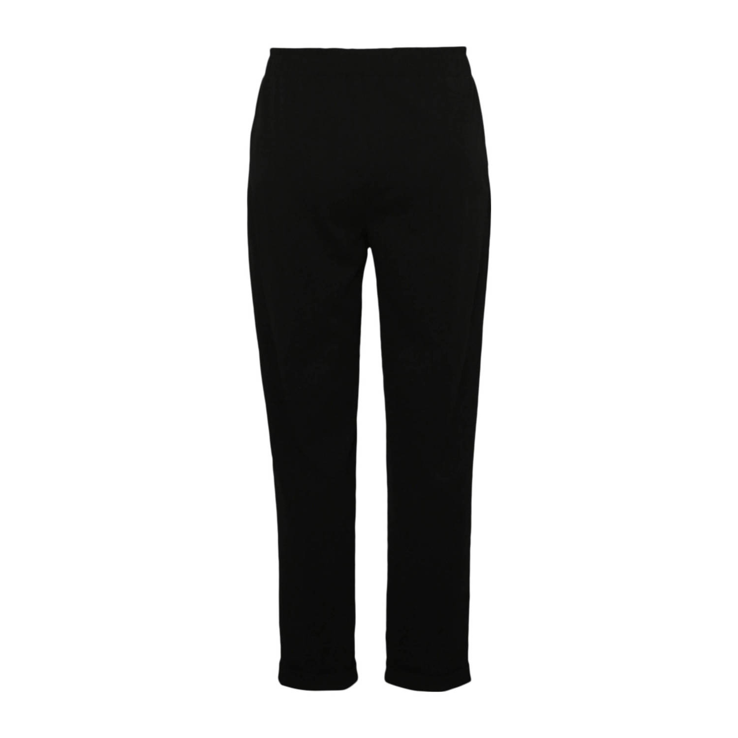 Paprika straight regular waist broek zwart