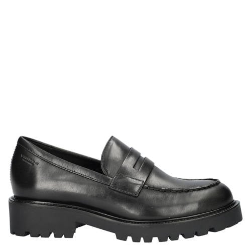 Vagabond Kenova chunky leren loafers zwart afbeelding