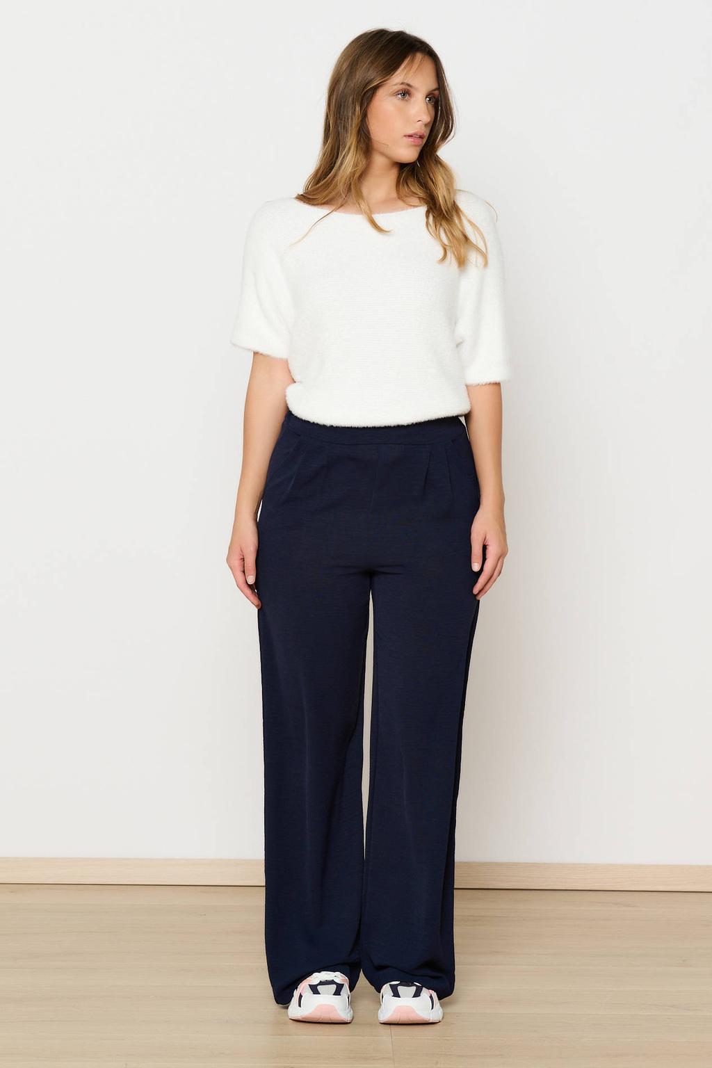 LOLALIZA wide leg regular waist pantalon