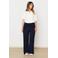 LOLALIZA wide leg regular waist pantalon