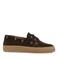 Manfield suède bootschoenen donkerbruin
