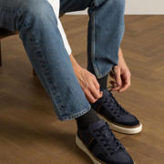 thumbnail: No Stress nubuck sneakers donkerblauw