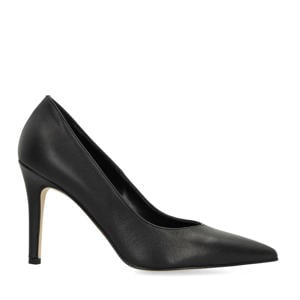 leren pumps zwart