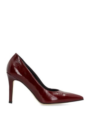 lakleren pumps bordeaux