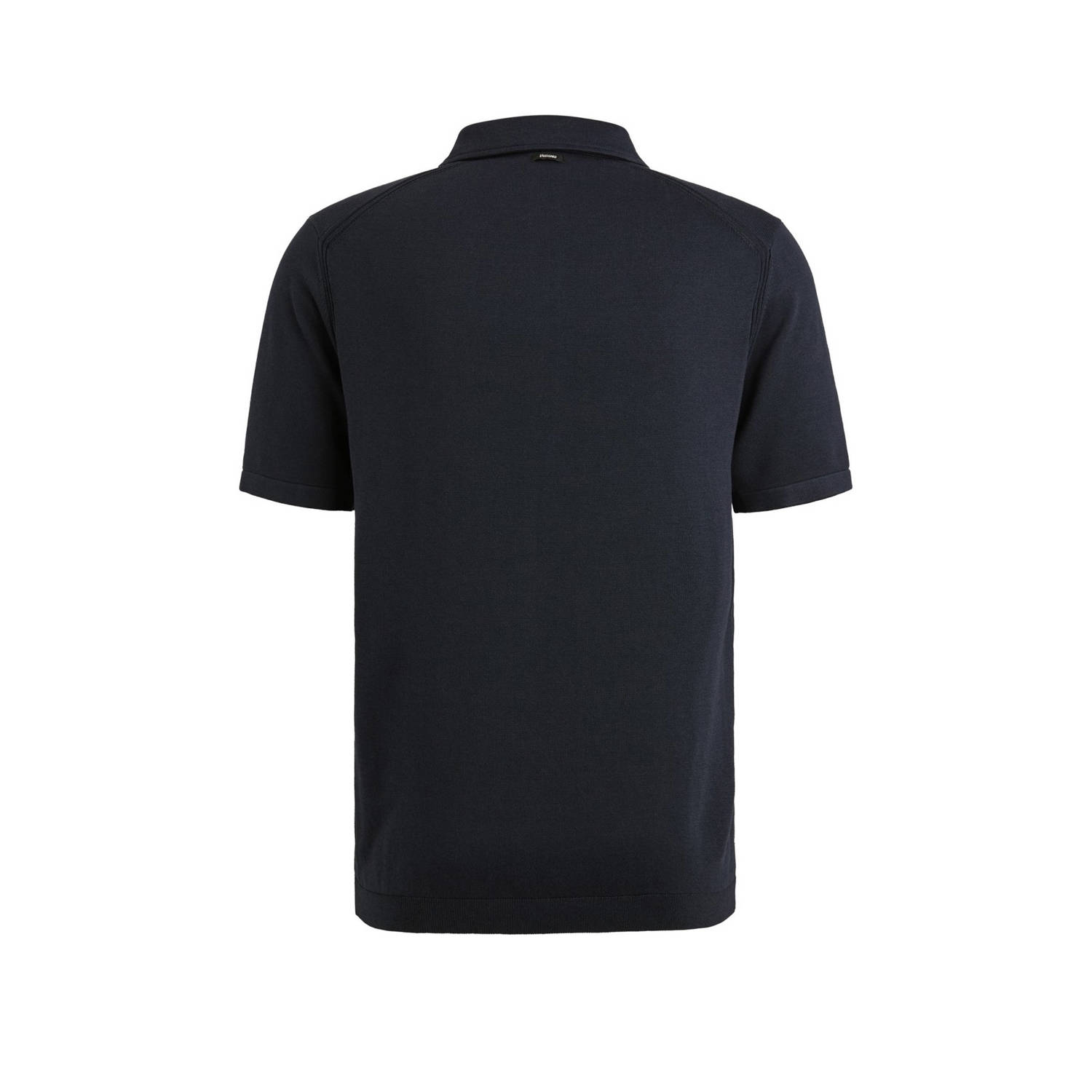 Vanguard regular polo gebreid donkerblauw