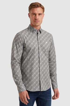 slim T-shirt grijs