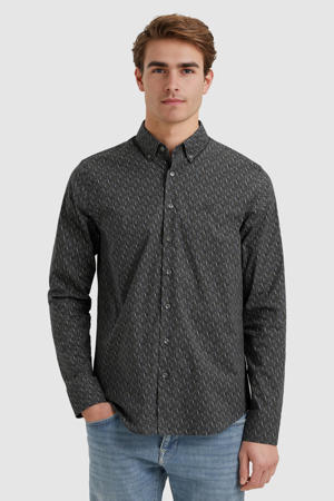 casual overhemd donkerblauw