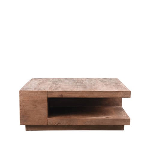 LABEL51 salontafel (80x80Â cm) Espresso Square afbeelding