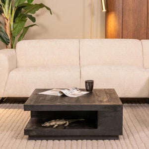 salontafel (80x80Â cm) Zwart Square