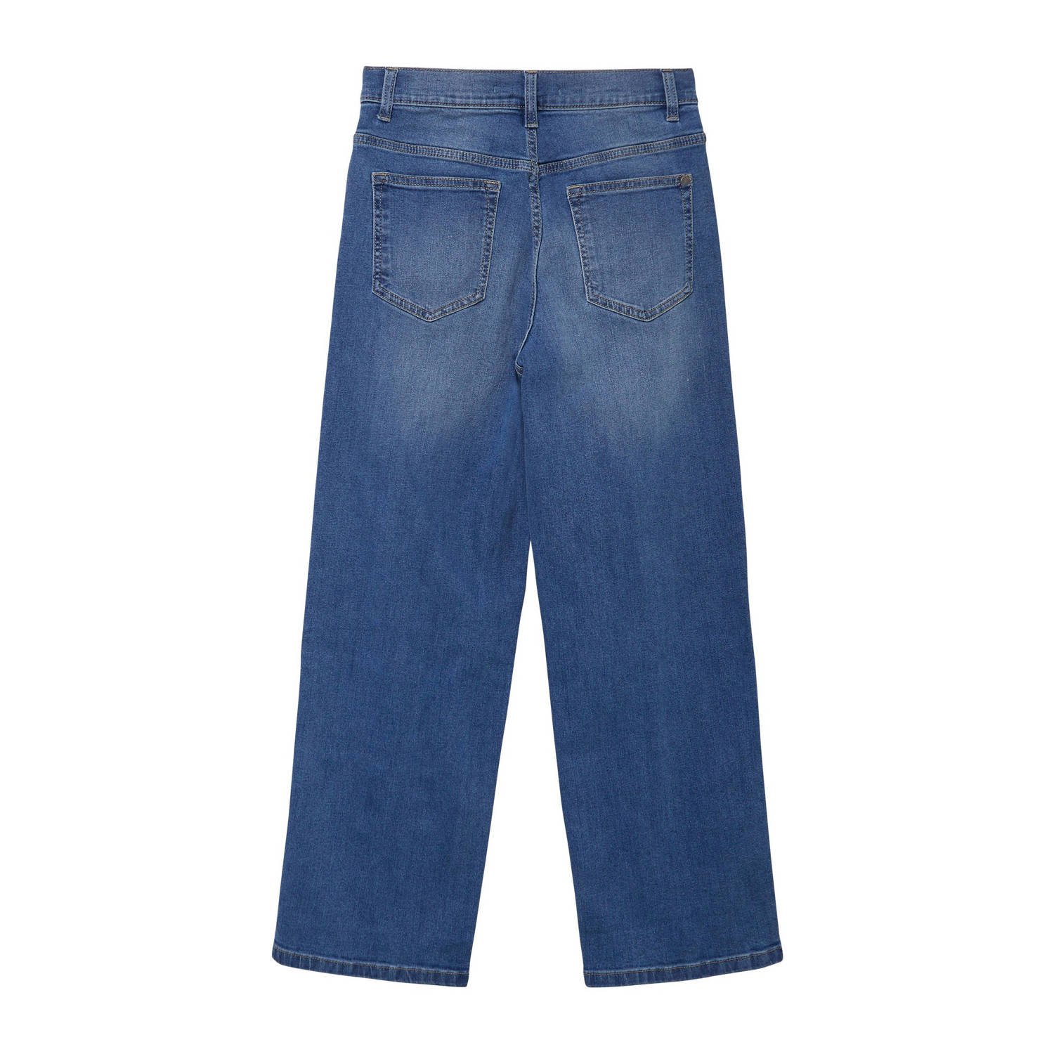 s.Oliver baggy  waist wide leg jeans medium blue denim