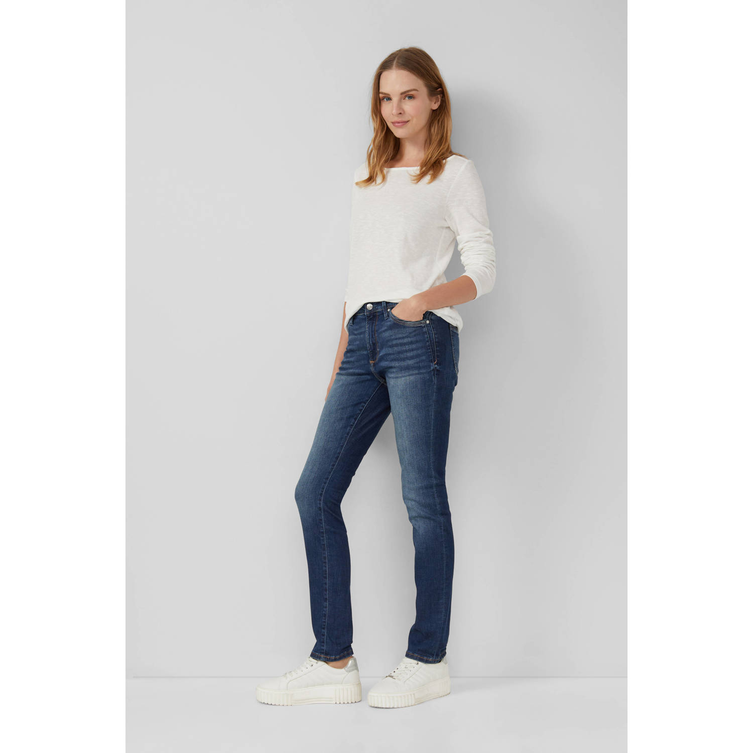 s.Oliver slim fit jeans blauw