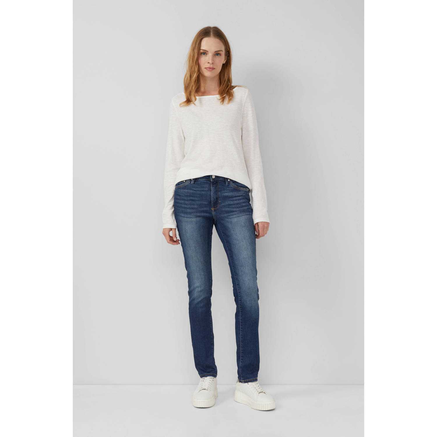 s.Oliver slim fit jeans blauw