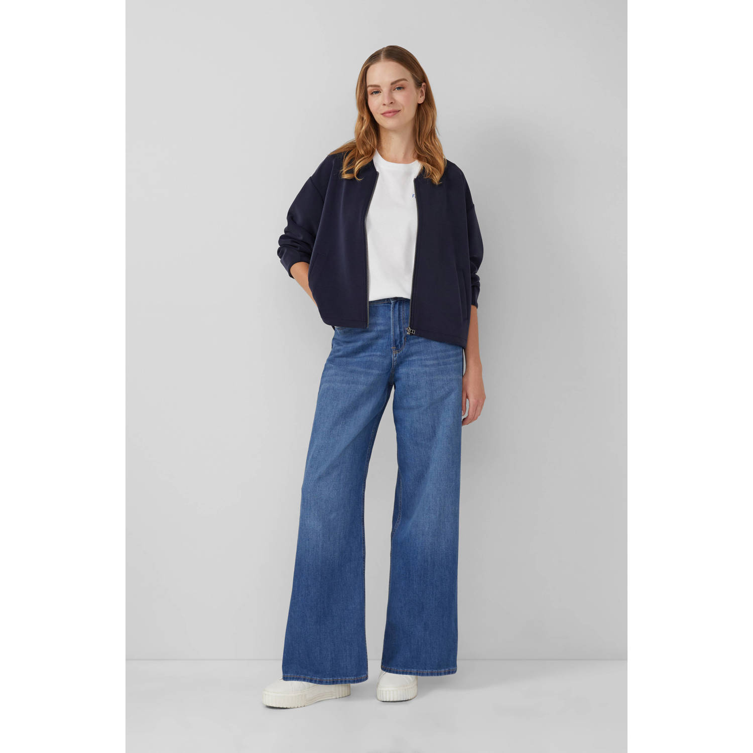 S.Oliver RED LABEL High rise jeans van katoenmix modell 'SURI'