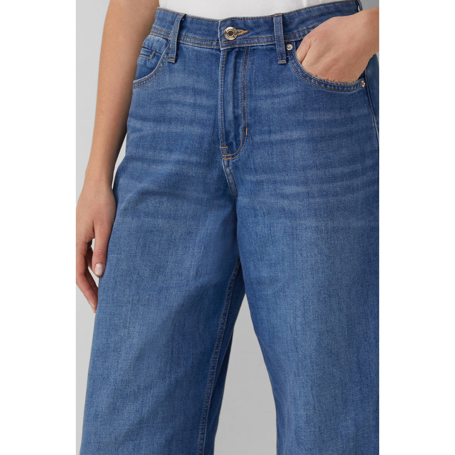 s.Oliver wide leg jeans blauw
