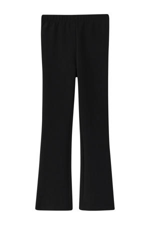 flared broek zwart